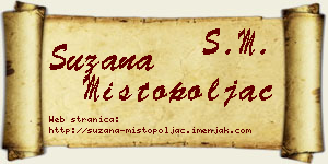 Suzana Mistopoljac vizit kartica
